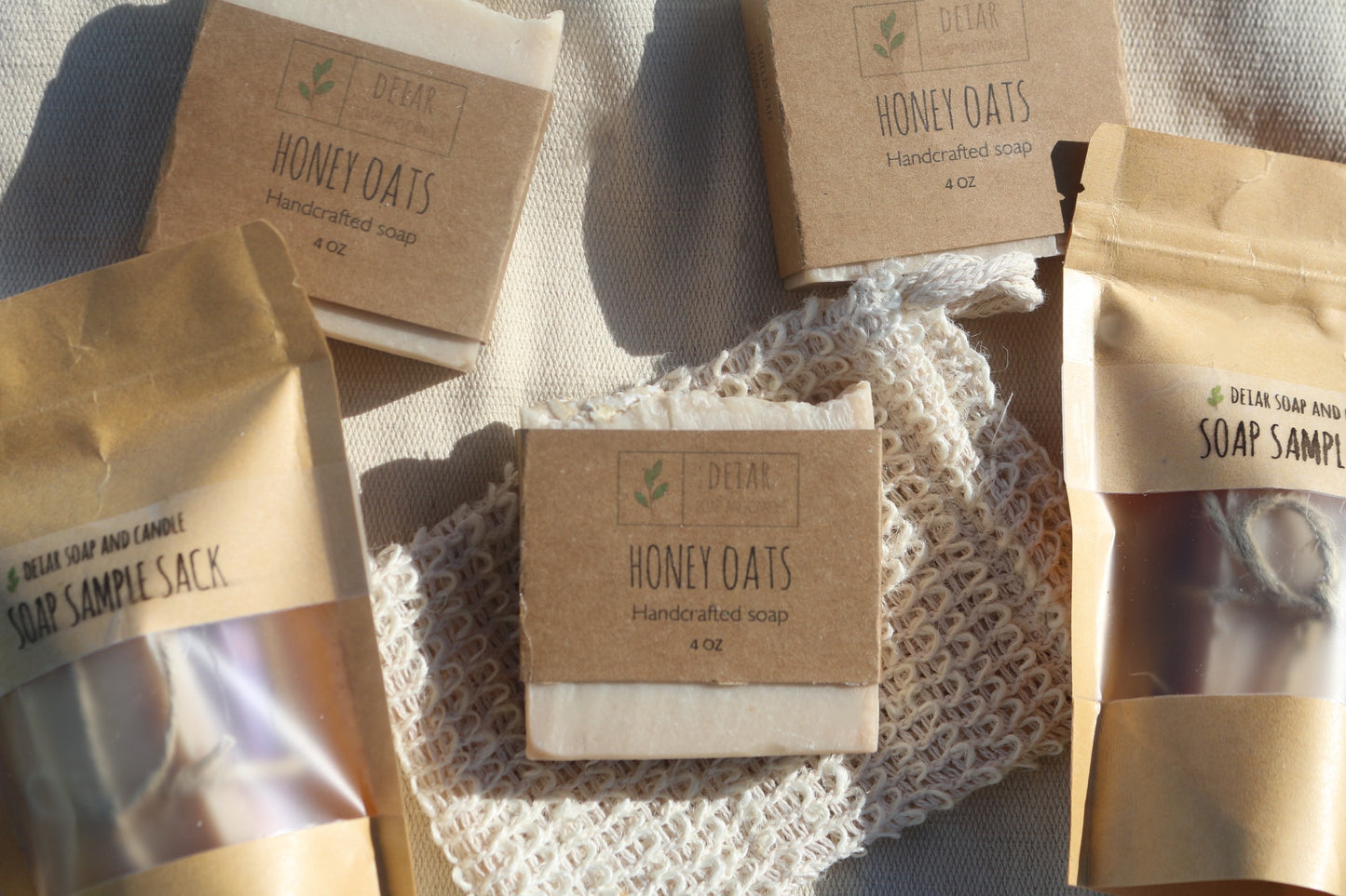 Honey oats soap bar