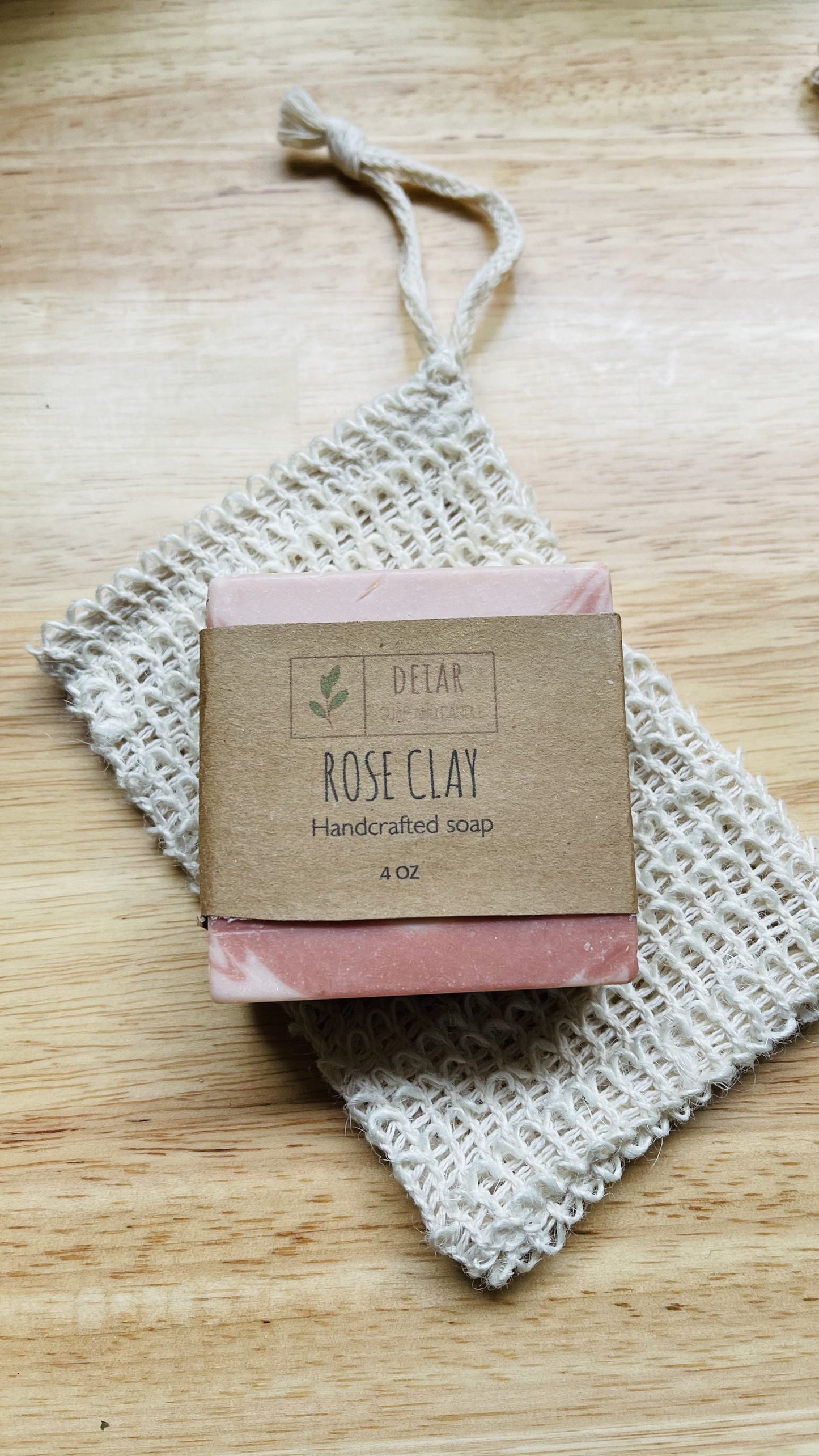 Rose clay soap